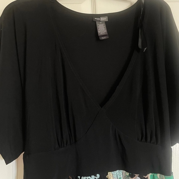 NWOT bisou bisou long drape dress 16 - Picture 8 of 15